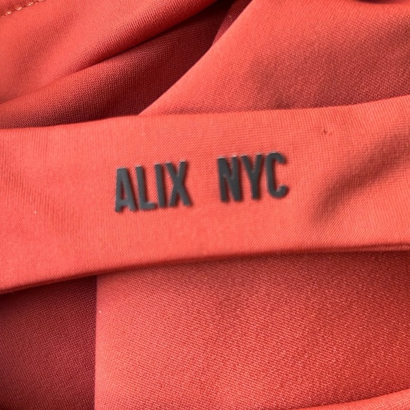 Alix NYC Declan crop top terra cotta long sleeve open back excellent Size M - Picture 6 of 9